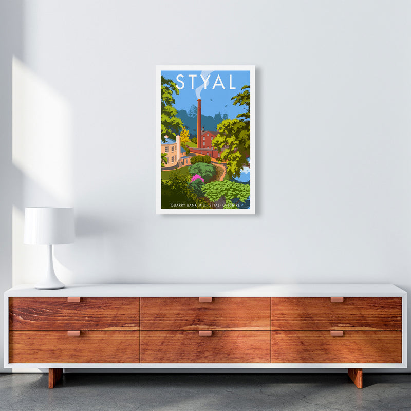 Styal by Stephen Millership A2 Canvas