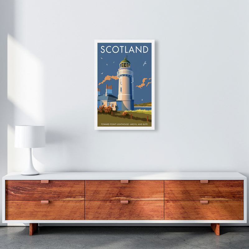 Toward Point Lighthouse Scotland Art Print by Stephen Millership A2 Canvas