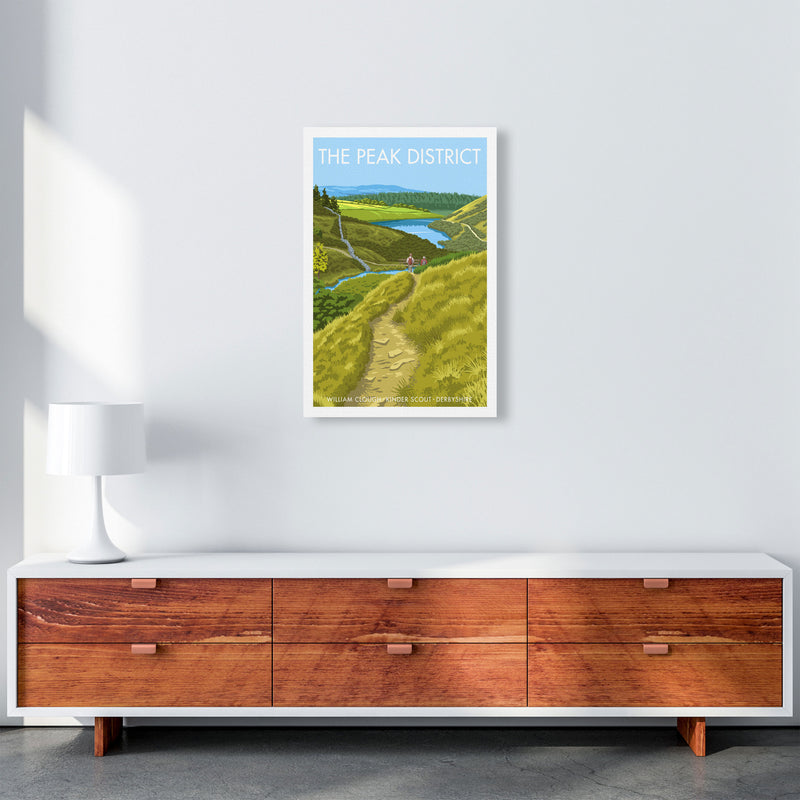 The Peak District Framed Digital Art Print by Stephen Millership A2 Canvas