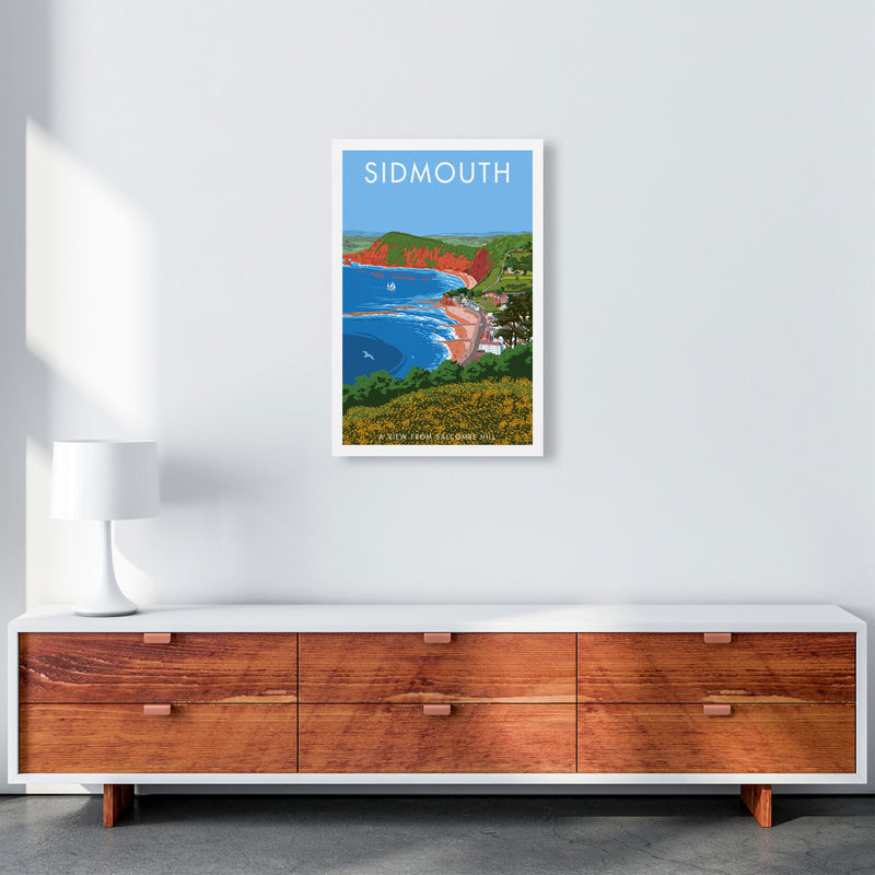 Sidmouth Art Print by Stephen Millership A2 Canvas