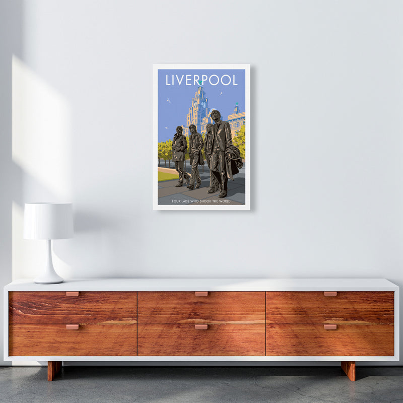Liverpool Art Print by Stephen Millership A2 Canvas