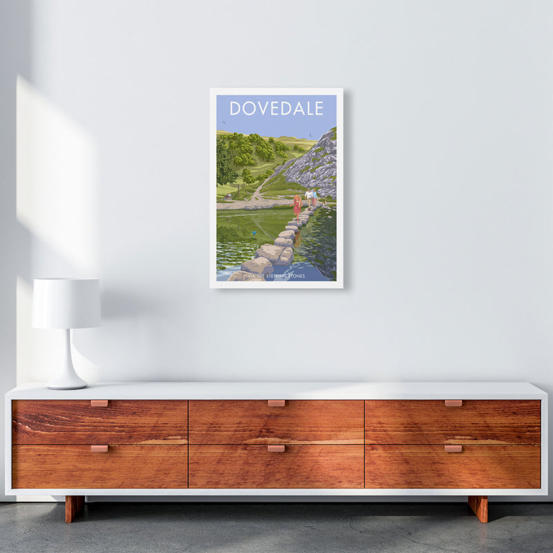 Dovedale Derbyshire Travel Art Print by Stephen Millership A2 Canvas