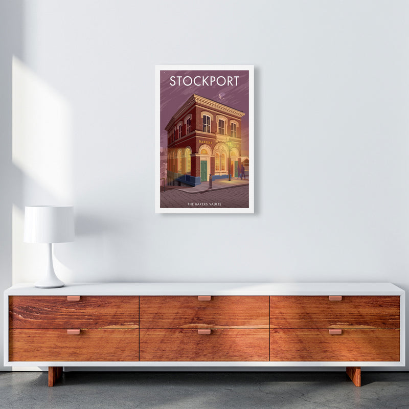 Baker's Vaults Stockport Travel Art Print by Stephen Millership A2 Canvas