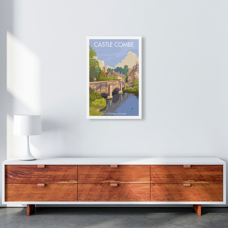 Wiltshire Castle Combe Art Print by Stephen Millership 40x50 Travel Canvas