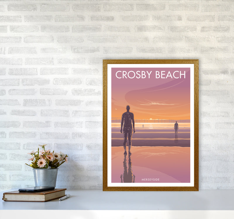 Crosby Beach Travel Art Print By Stephen Millership A2 Print Only
