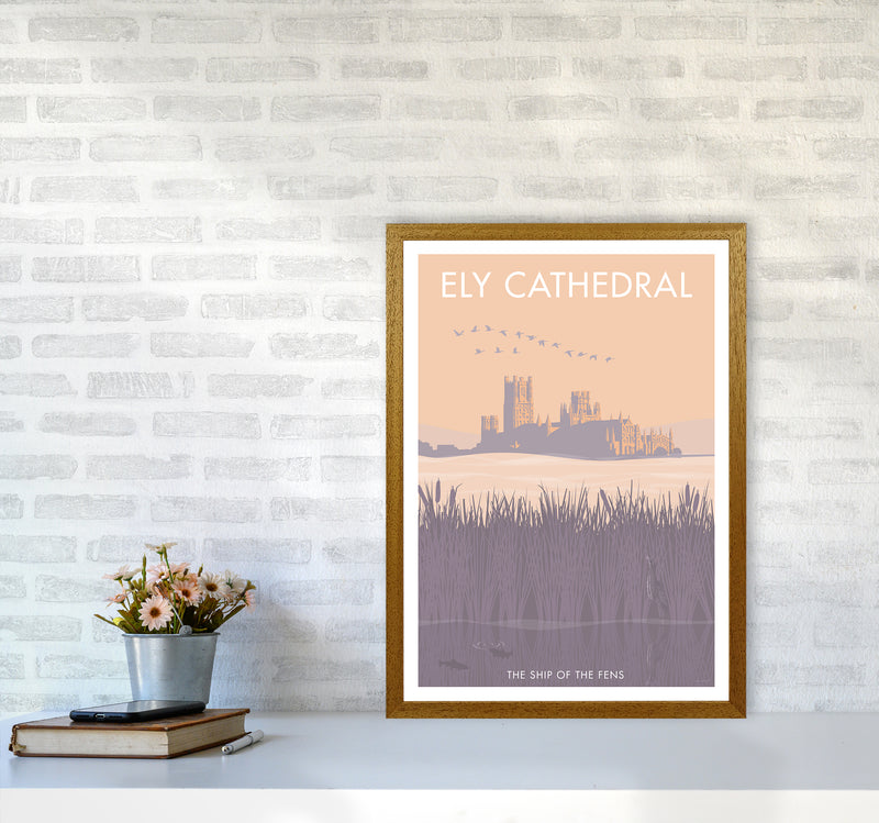 Ely Travel Art Print By Stephen Millership A2 Print Only