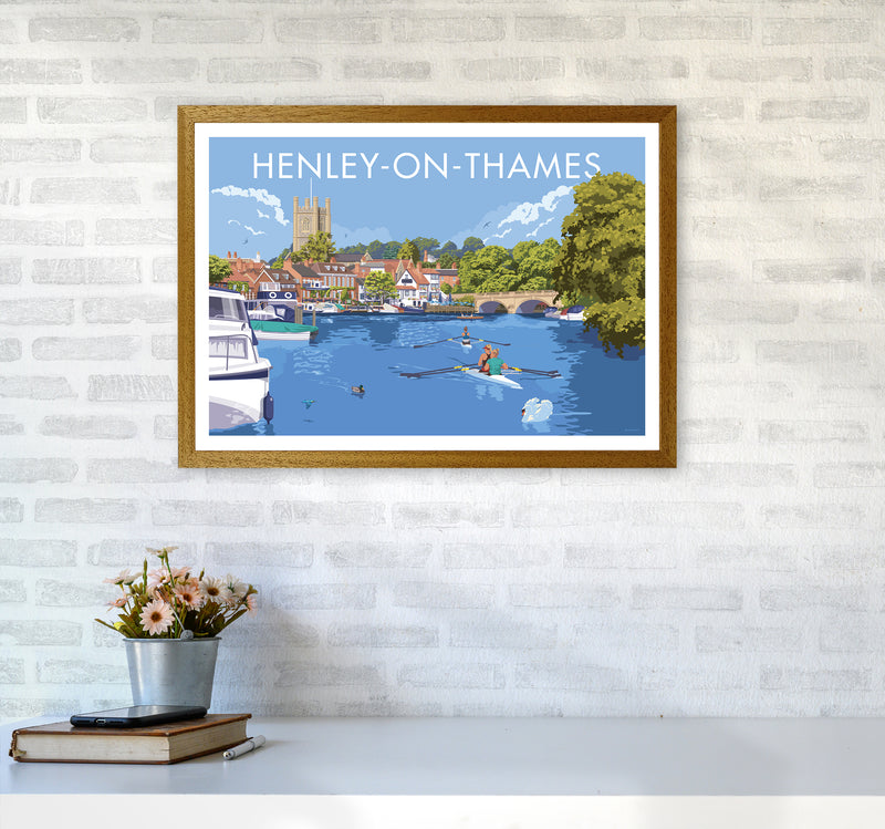 Henley On Thames Travel Art Print By Stephen Millership A2 Print Only