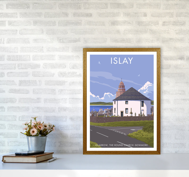 Islay Bowmore Travel Art Print By Stephen Millership A2 Print Only