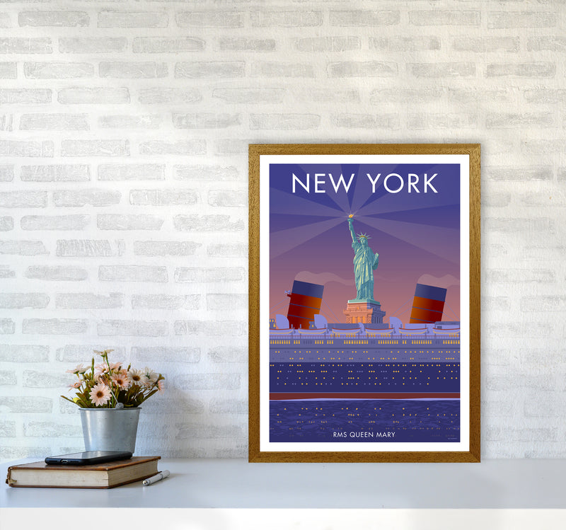 New York Travel Art Print By Stephen Millership A2 Print Only