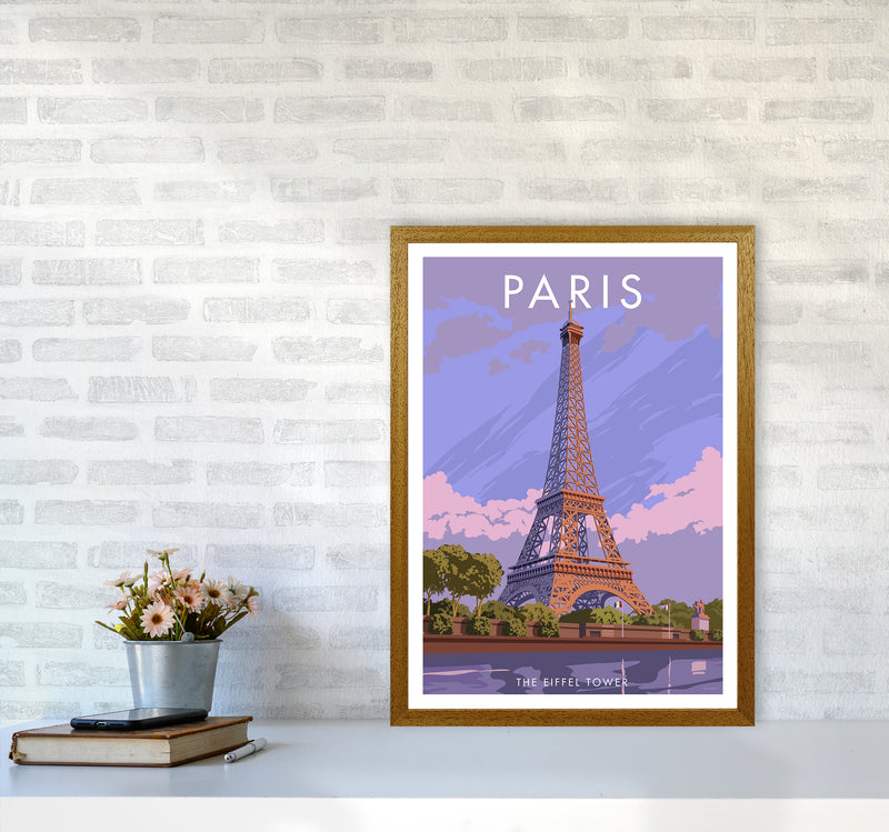 Paris Travel Art Print By Stephen Millership A2 Print Only