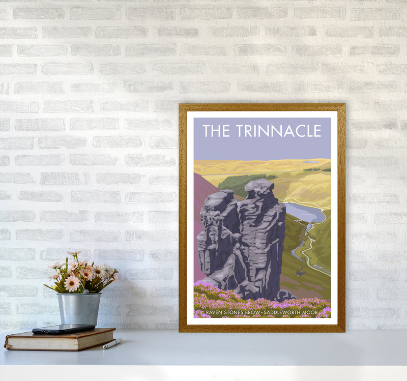 Saddleworth Trinnacle Travel Art Print By Stephen Millership A2 Print Only