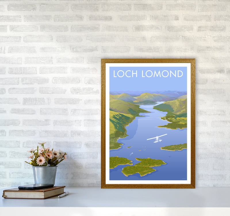 Scotland Loch Lomond Travel Art Print By Stephen Millership A2 Print Only