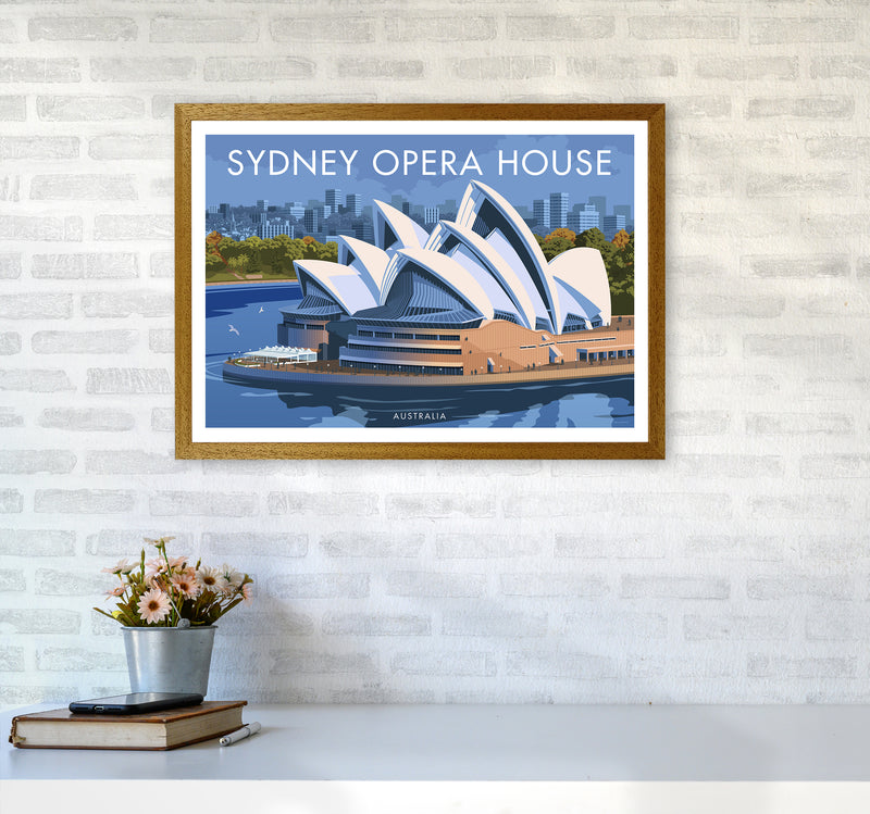 Sydney Opera House Travel Art Print By Stephen Millership A2 Print Only