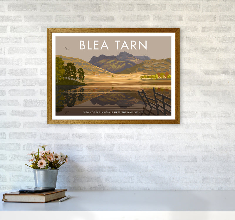 The Lakes Blea Tarn Travel Art Print By Stephen Millership A2 Print Only