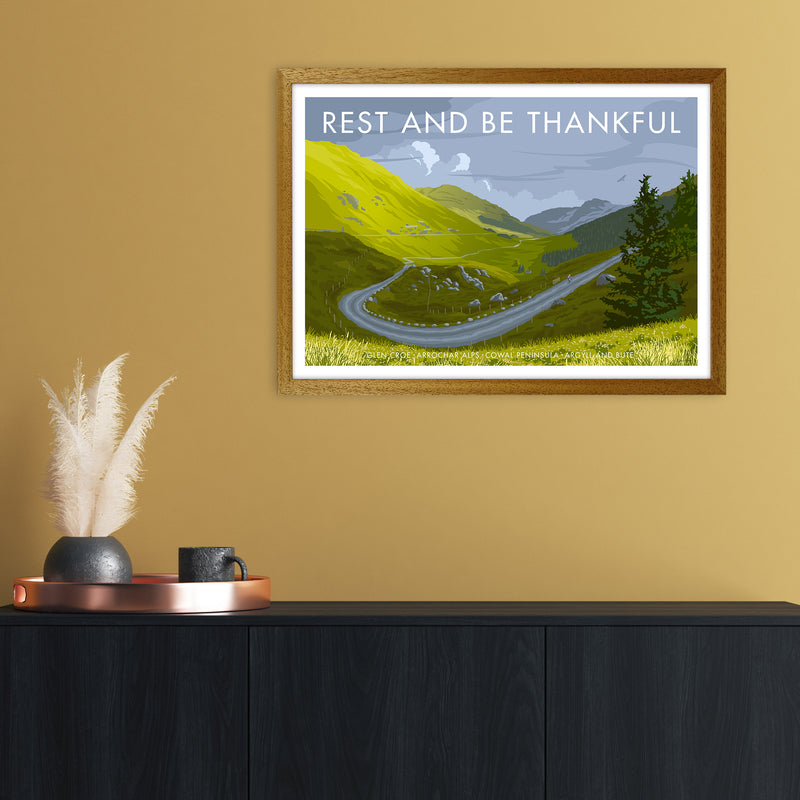 Scotland Rest And Be Thankful Art Print by Stephen Millership A2 Print Only