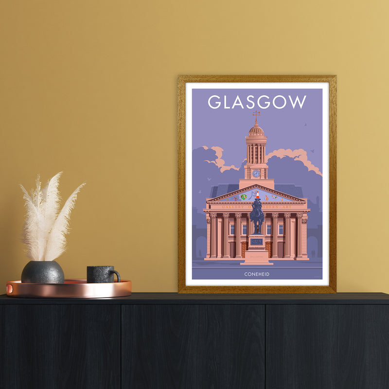 Glasgow Coneheid Art Print by Stephen Millership A2 Print Only