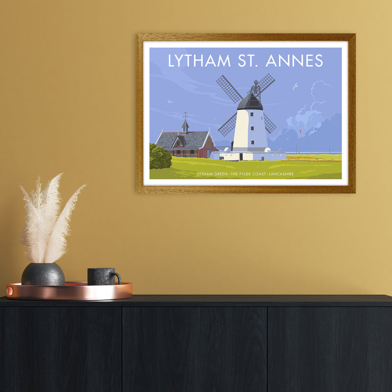 Lytham Windmill Art Print by Stephen Millership A2 Print Only