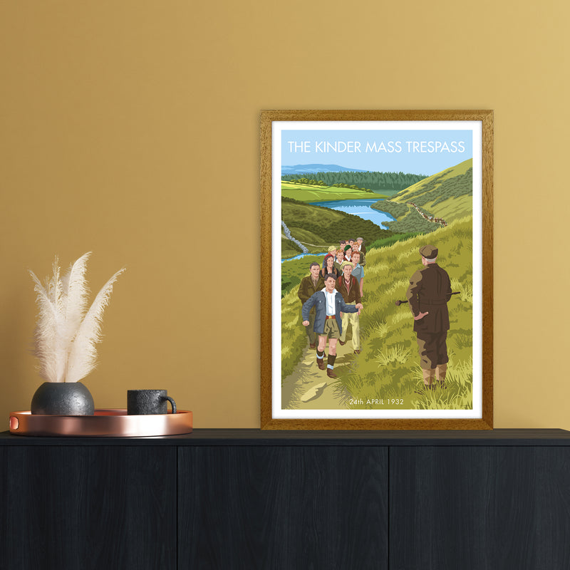 The Peak District Kinder Trespass Art Print by Stephen Millership A2 Print Only