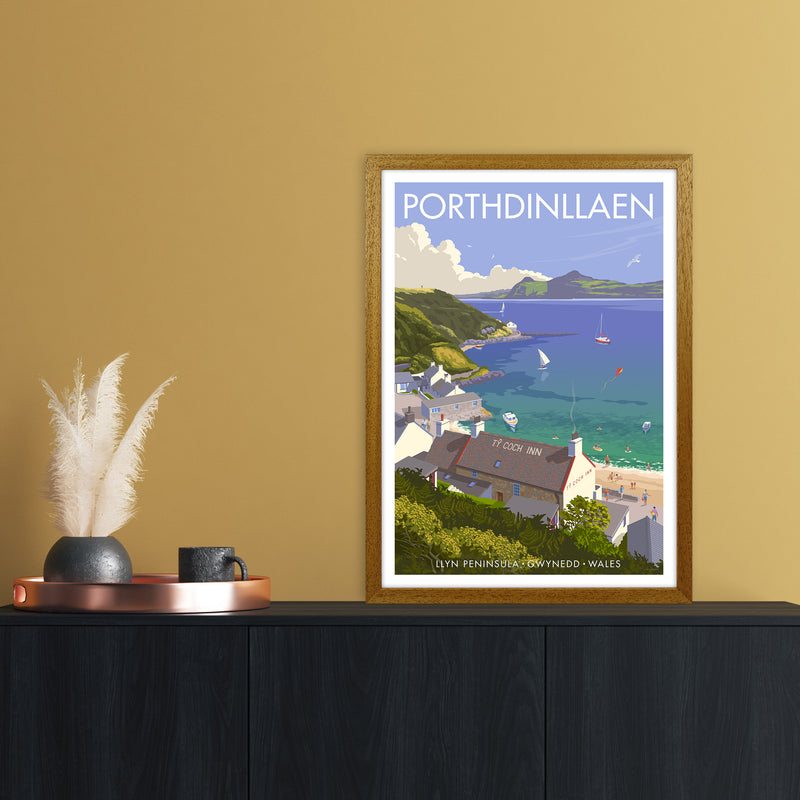 Wales Porthdinllaen Art Print by Stephen Millership A2 Print Only