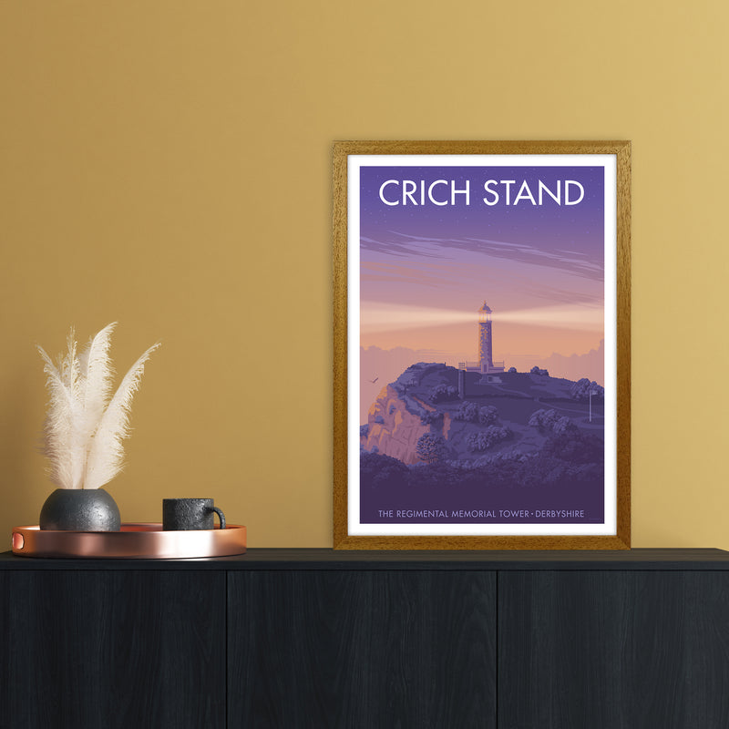 Derbyshire Crich Stand Art Print by Stephen Millership A2 Print Only