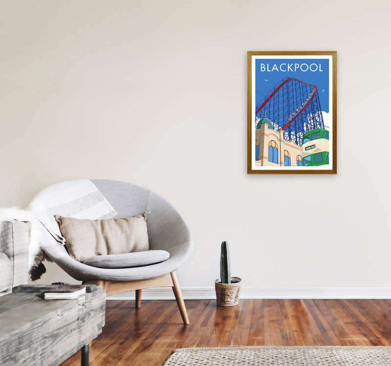 Blackpool by Stephen Millership A2 Print Only