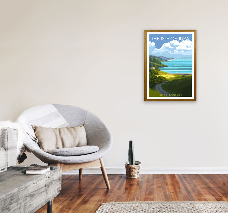 The Isle of Jura Art Print by Stephen Millership A2 Print Only