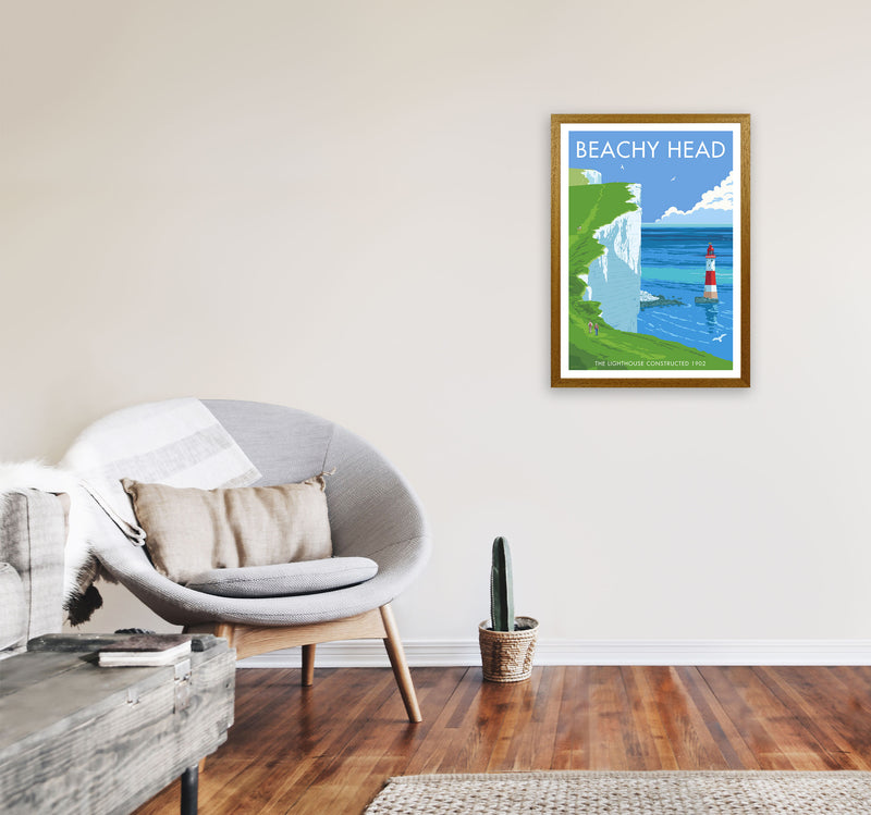 Beachy Head by Stephen Millership A2 Print Only