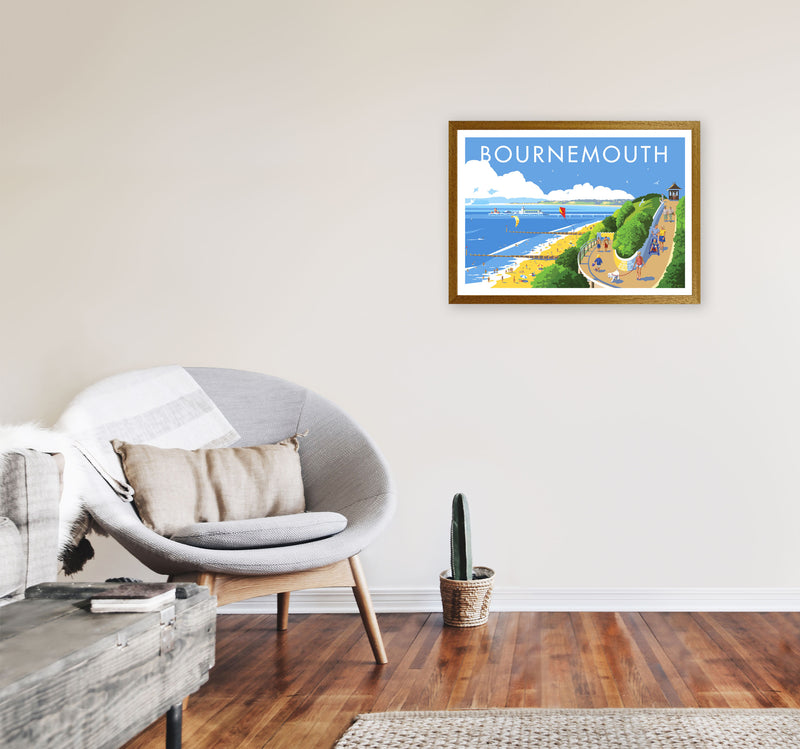 Bournemouth Framed Digital Art Print by Stephen Millership A2 Print Only