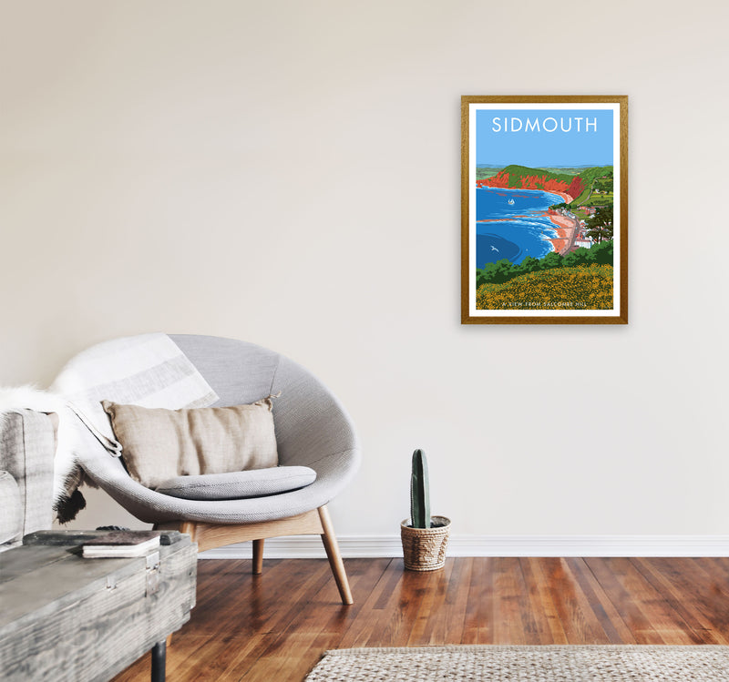Sidmouth Art Print by Stephen Millership A2 Print Only