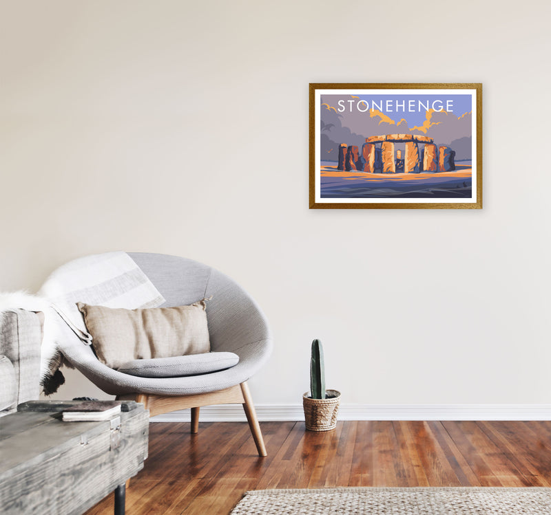 Stonehenge by Stephen Millership A2 Print Only