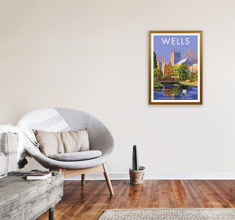 Wells Art Print by Stephen Millership A2 Print Only