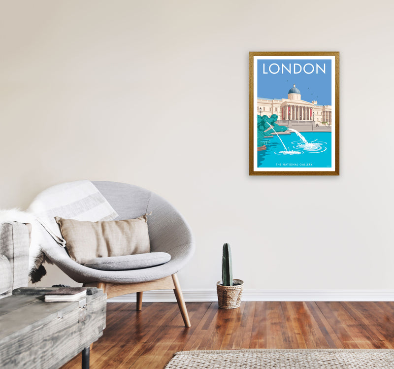 London National Gallery Art Print by Stephen Millership A2 Print Only