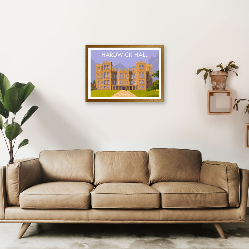 Derbyshire Hardwick Hall Art Print by Stephen Millership A2 Print Only