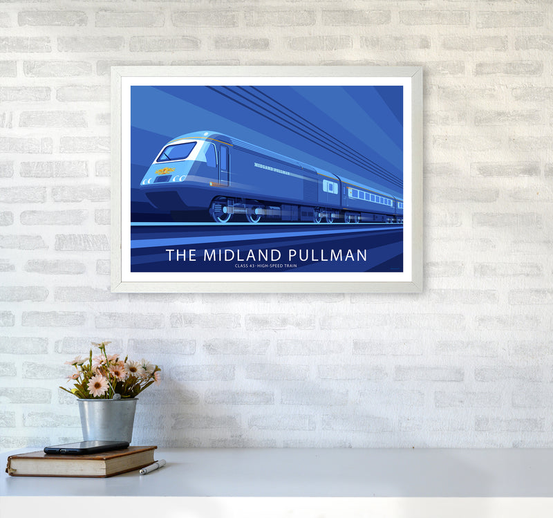 Hst Pulman Travel Art Print By Stephen Millership A2 Oak Frame