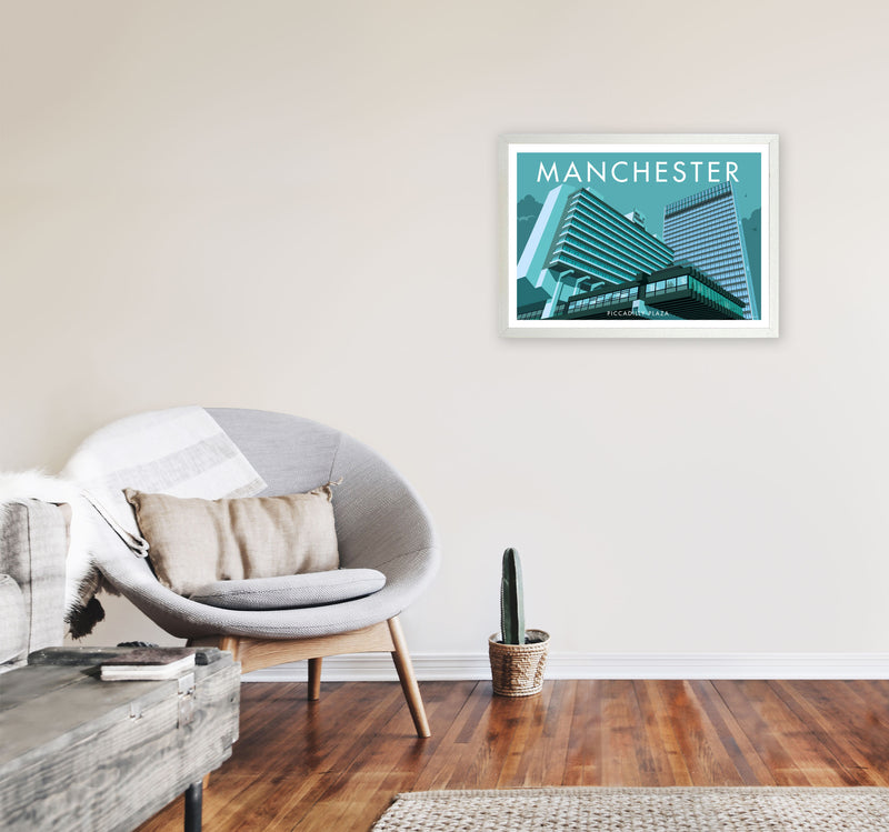 Manchester by Stephen Millership A2 Oak Frame