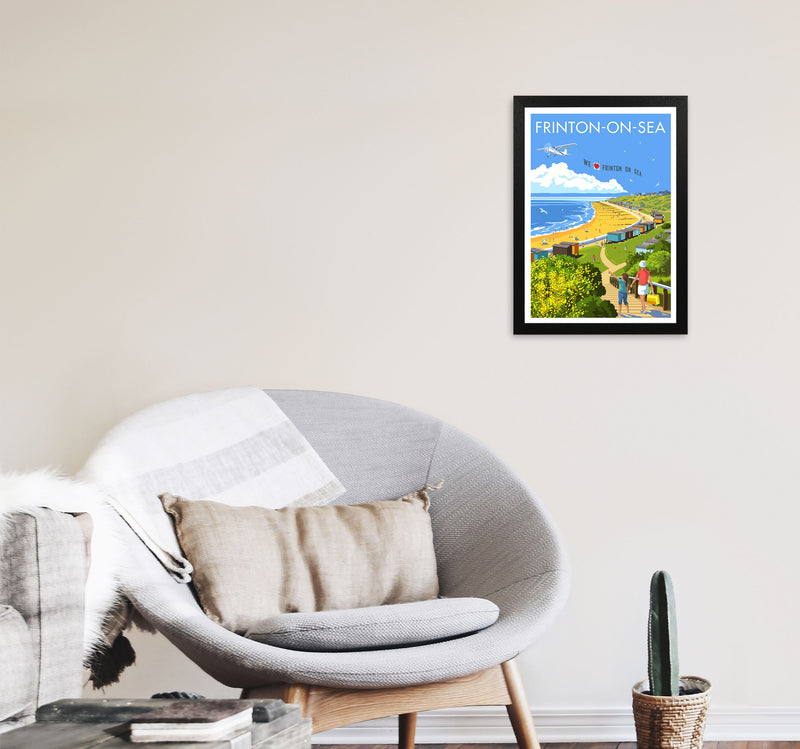 Frinton-On-Sea by Stephen Millership A3 White Frame