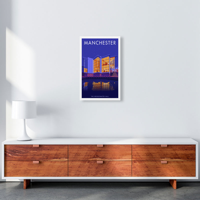 Manchester by Stephen Millership A3 Canvas