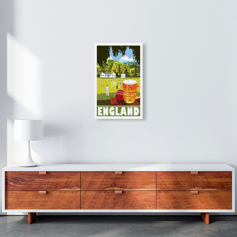 England by Stephen Millership A3 Canvas