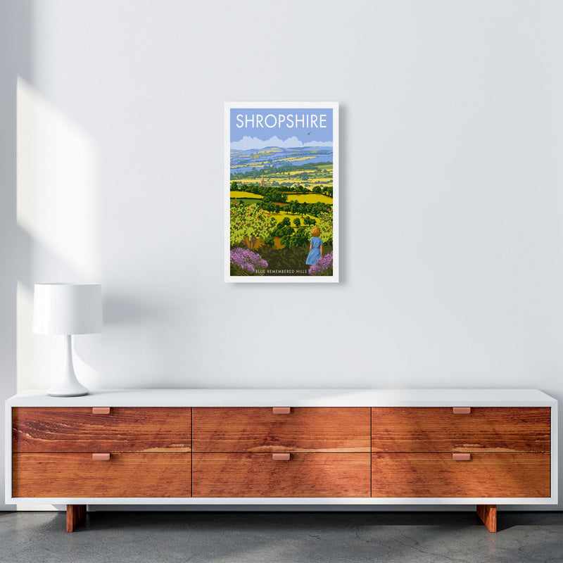 Shropshire Framed Digital Art Print by Stephen Millership A3 Canvas