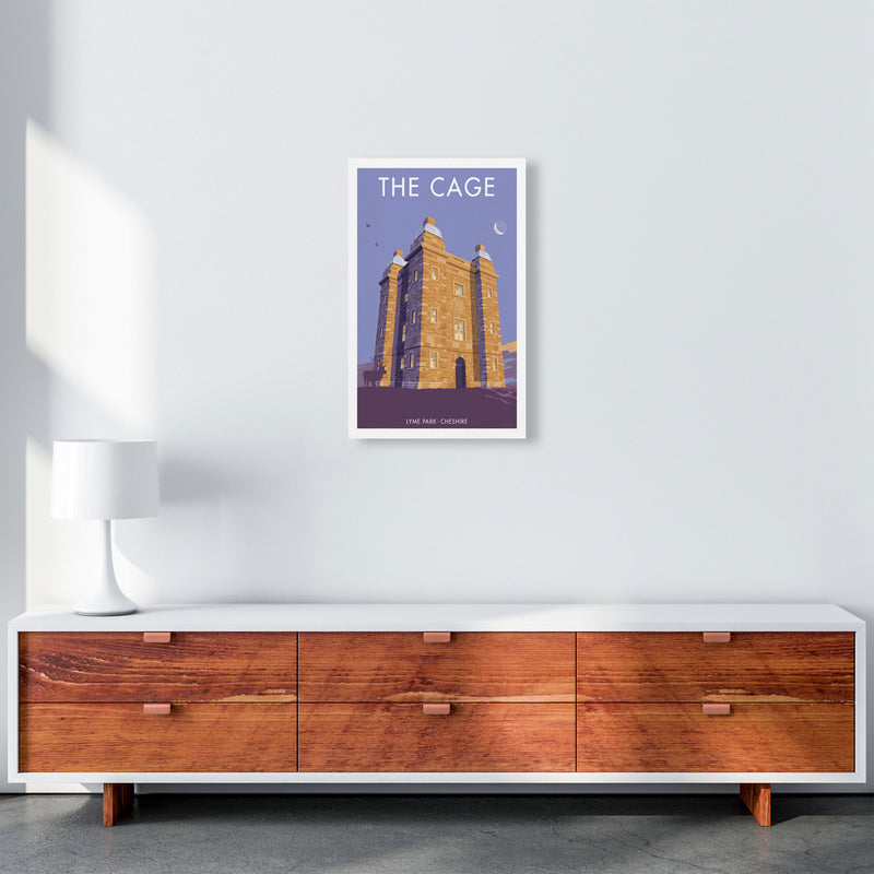 The Cage Art Print by Stephen Millership A3 Canvas