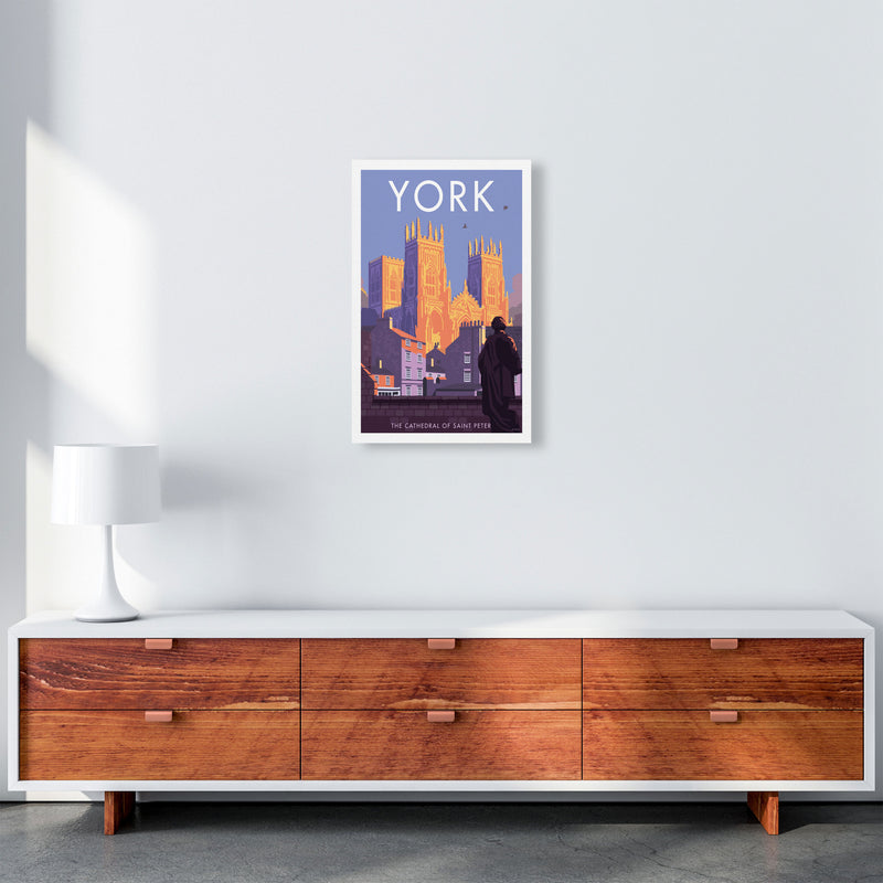 The Cathedral Of Saint Peter, York Art Print by Stephen Millership A3 Canvas