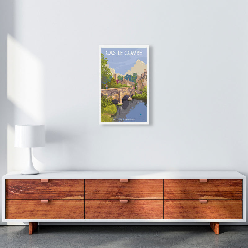 Wiltshire Castle Combe Art Print by Stephen Millership 30x40 Travel Canvas