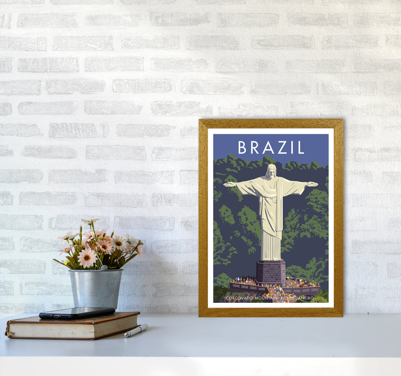 Brazil Travel Art Print By Stephen Millership A3 Print Only