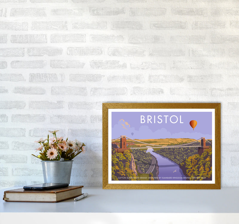 Bristol Clifton Travel Art Print By Stephen Millership A3 Print Only