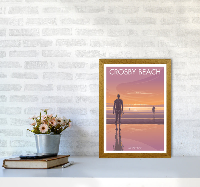 Crosby Beach Travel Art Print By Stephen Millership A3 Print Only