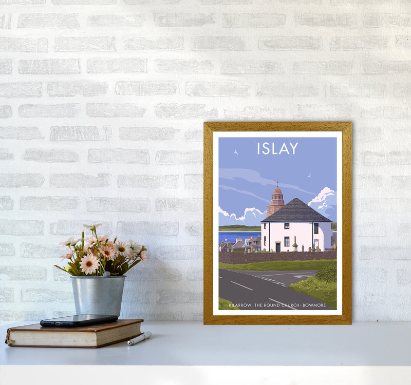 Islay Bowmore Travel Art Print By Stephen Millership A3 Print Only