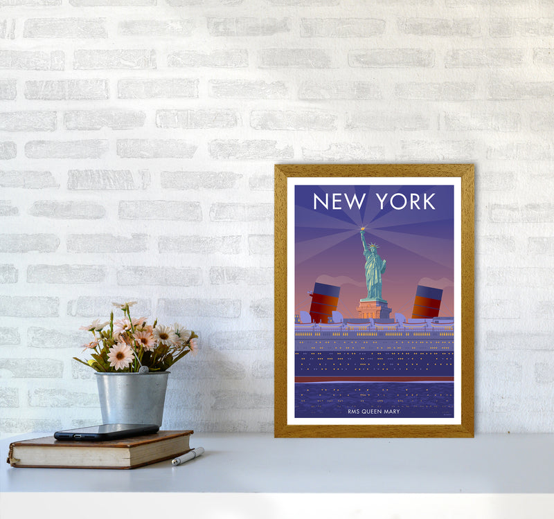 New York Travel Art Print By Stephen Millership A3 Print Only