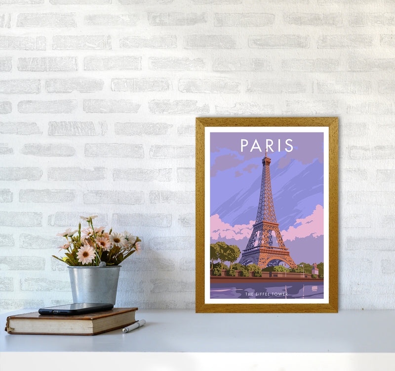 Paris Travel Art Print By Stephen Millership A3 Print Only