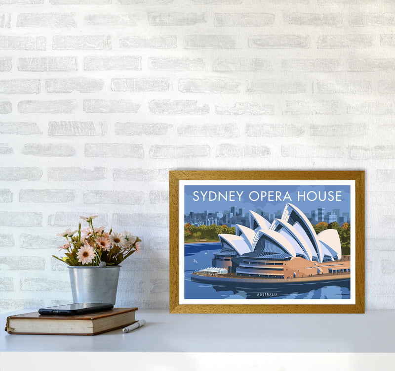 Sydney Opera House Travel Art Print By Stephen Millership A3 Print Only