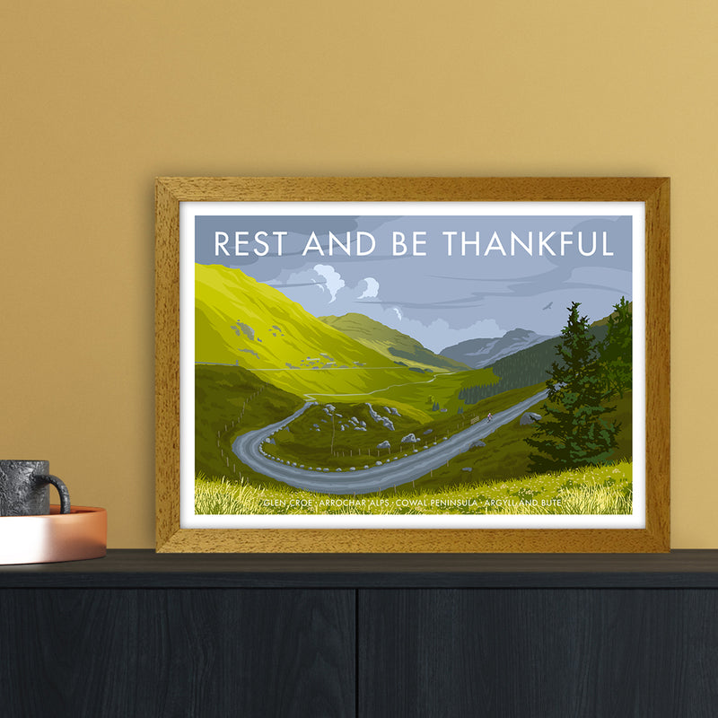 Scotland Rest And Be Thankful Art Print by Stephen Millership A3 Print Only